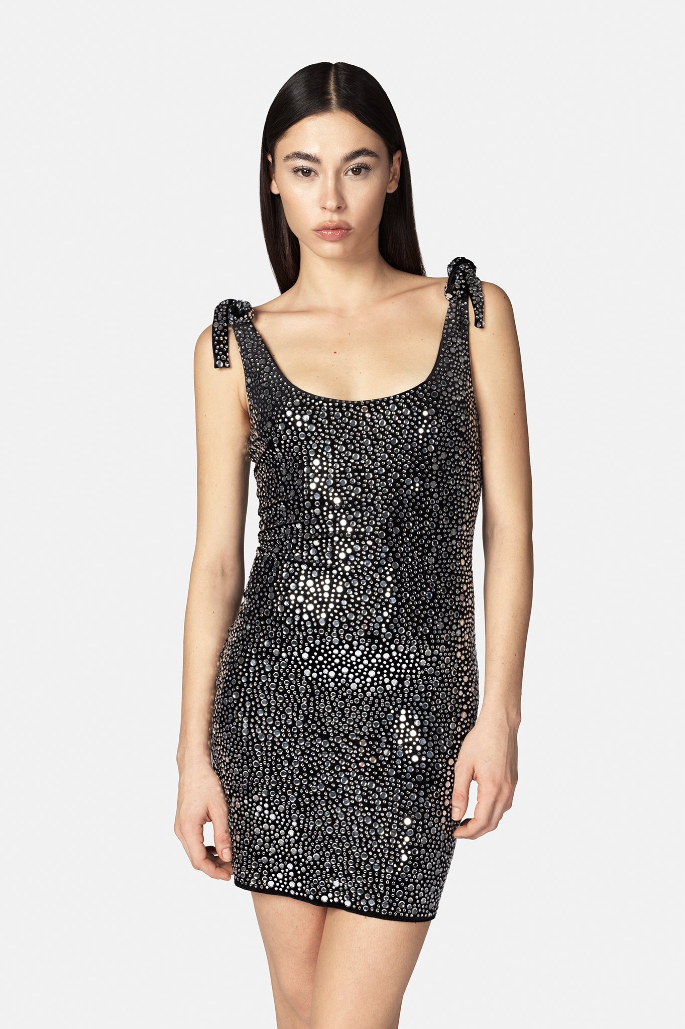 AYSEL BLACK-SILVER DRESS
