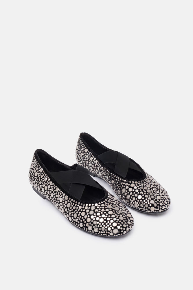 BALLERINA AEVI NERO GRIGIO