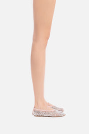 BOUNTY PINK-SILVER BALLET FLATS