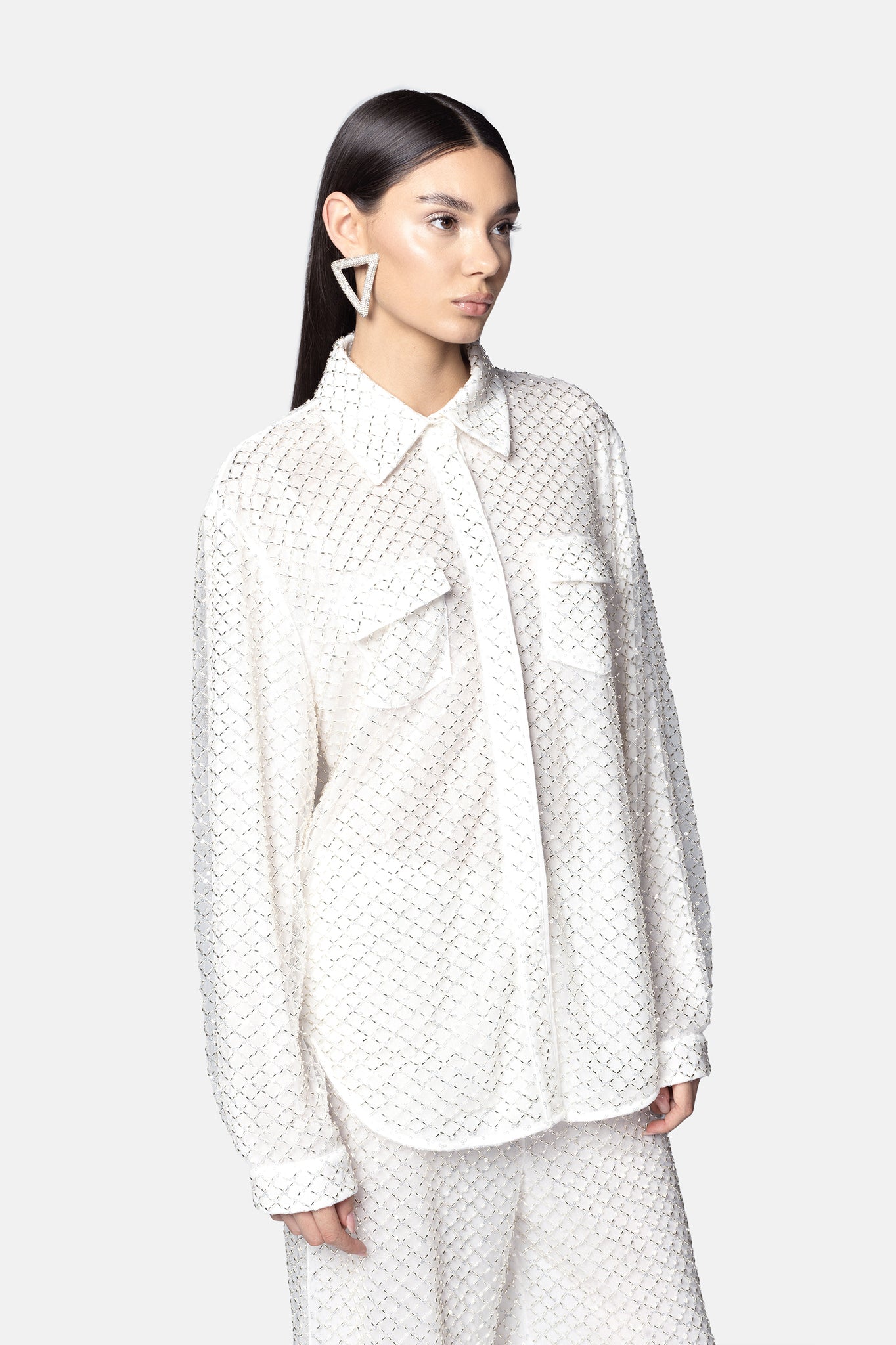 CAMICIA MONACO ARGENTO