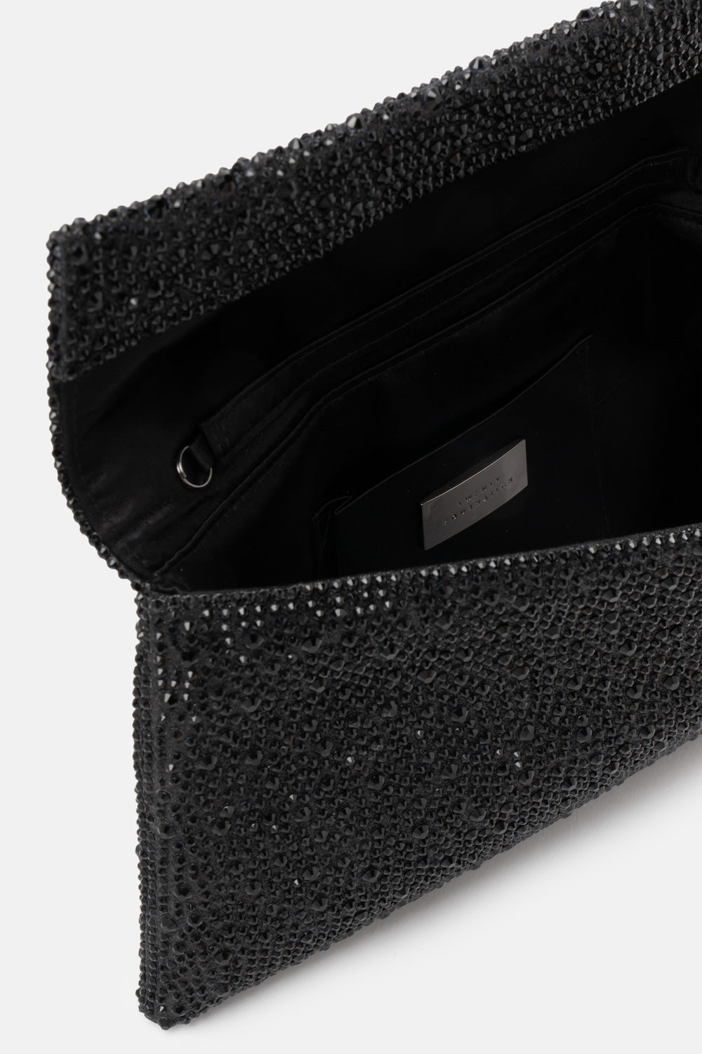 POCHETTE STRASS CARENA NERA