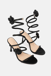 SANDALI CORAL NERO