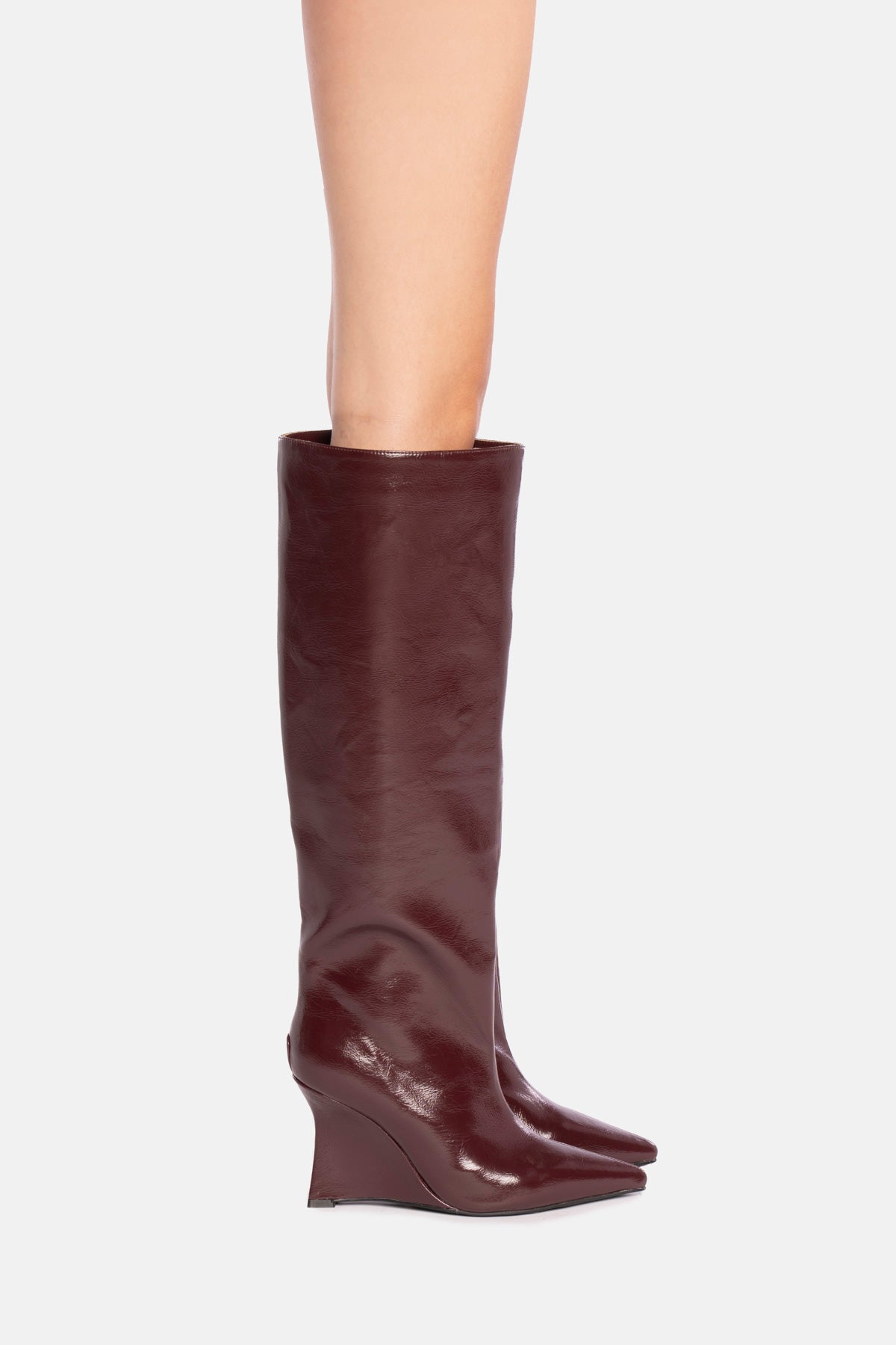 DIADEMA BORDEAUX HIGH BOOTS