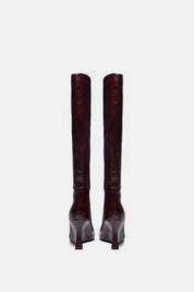 DIADEMA BORDEAUX HIGH BOOTS