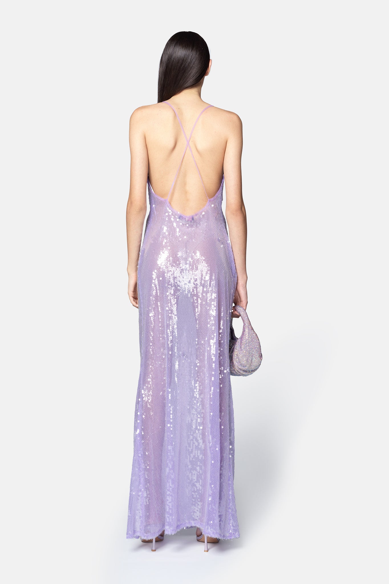 Long Dress Dubai Lavender