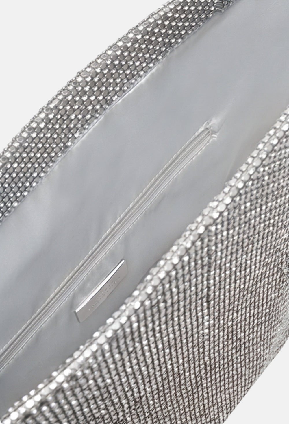 MAXI POUCH DUNHAM METAL ARGENTO