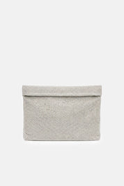 MAXI POUCH DUNHAM ARGENTO