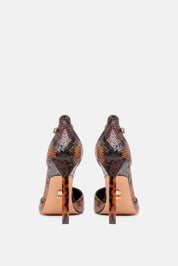 DECOLLETE EMERIS BROWN SNAKE