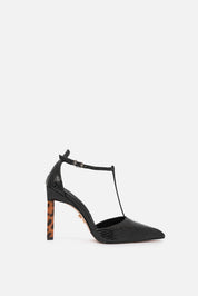 DECOLLETE EMERIS BLACK SNAKE