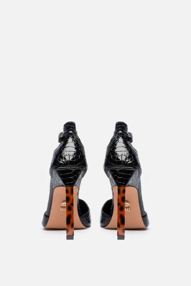 DECOLLETE EMERIS BLACK SNAKE