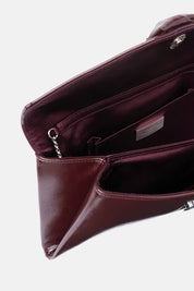 POCHETTE LARKEN BORDEAUX IN VERNICE