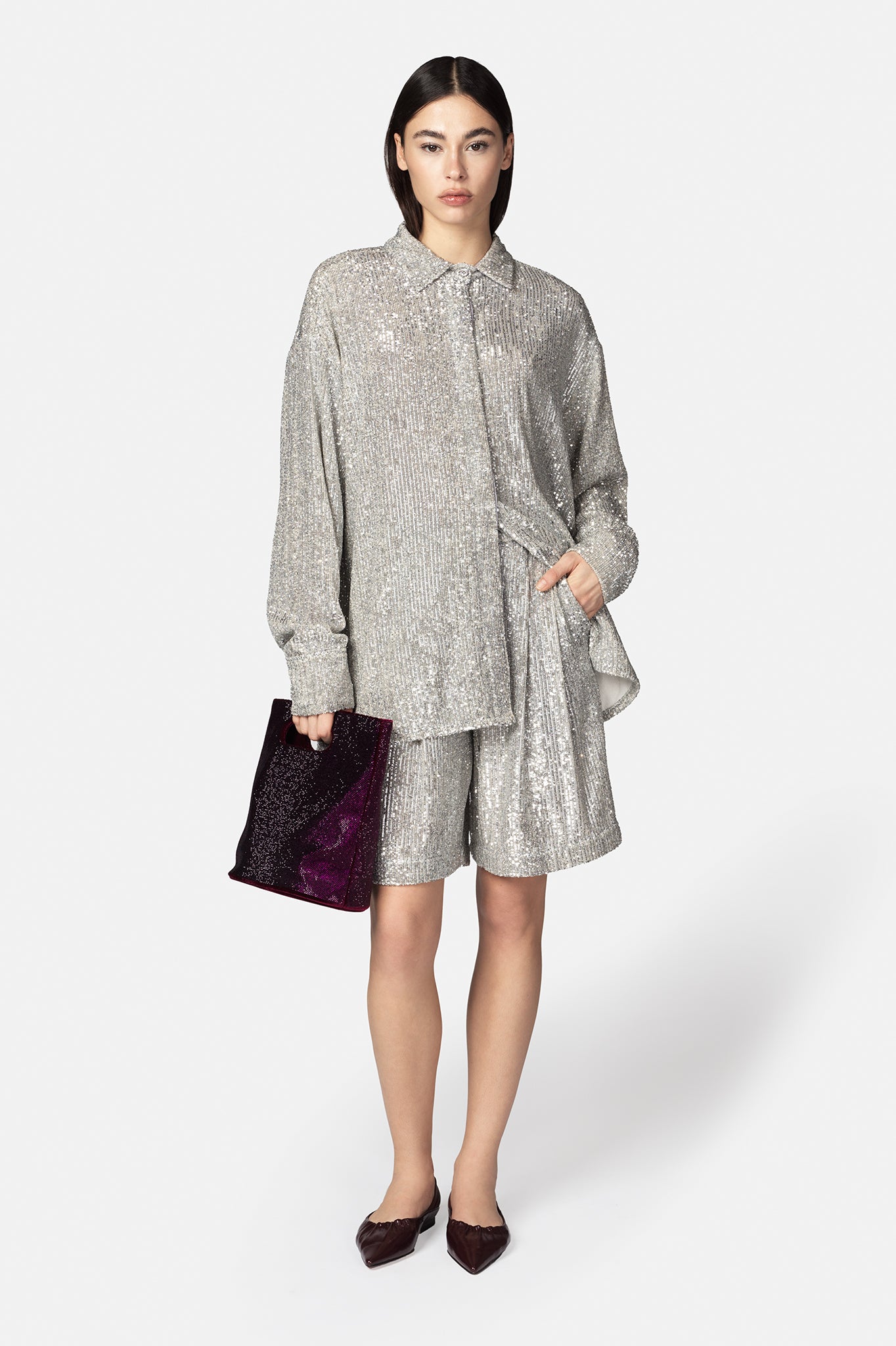 MELEK OVER SILVER SHIRT