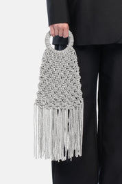 HAND BAG MARONTI ARGENTO