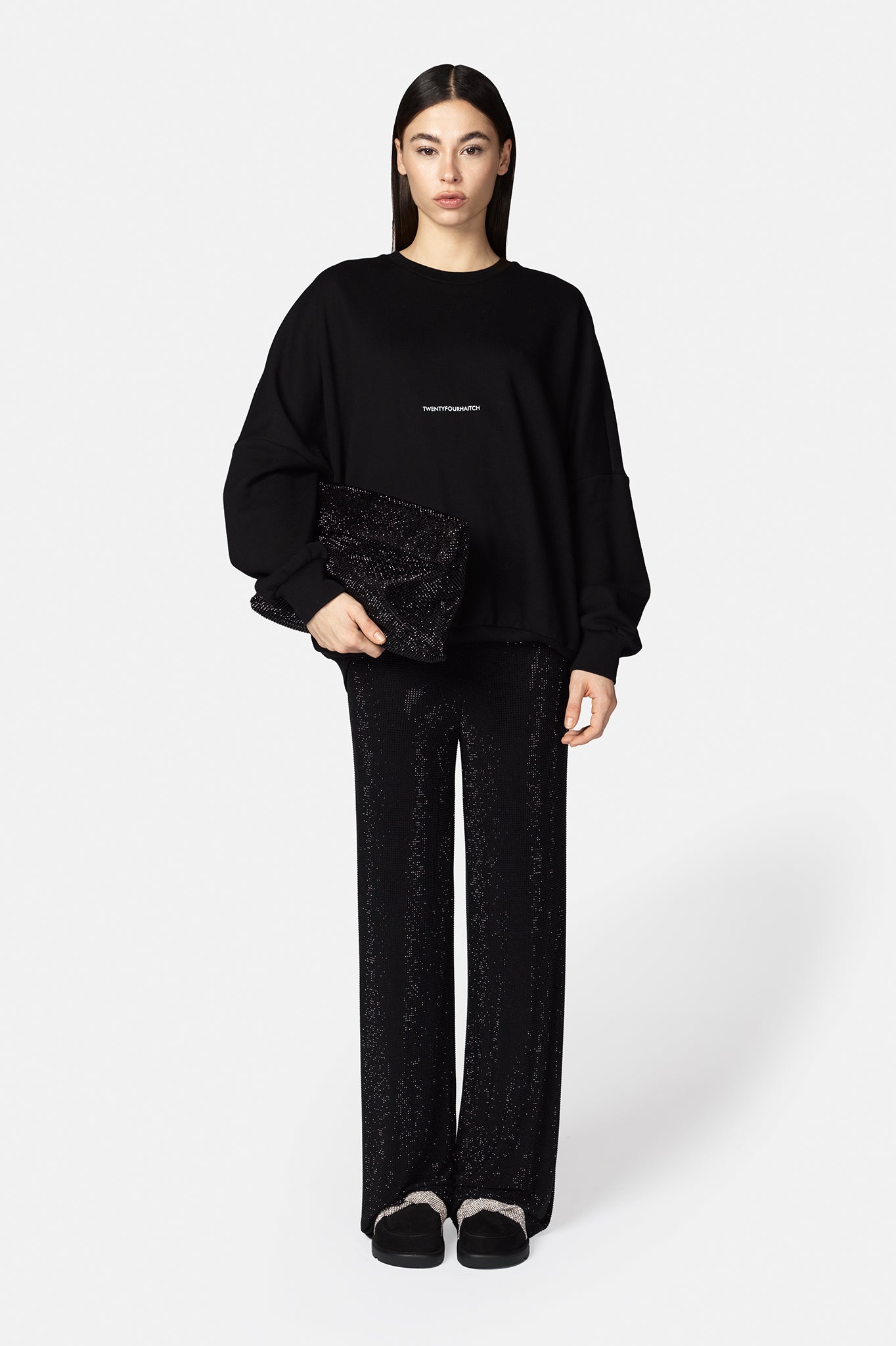 NEHIR BLACK SWEATSHIRT