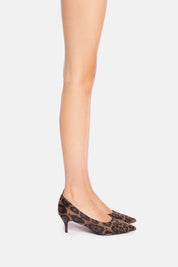 NURAN ANIMAL PRINT DÉCOLLETÉ