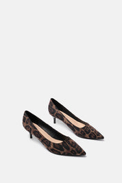 NURAN ANIMAL PRINT DÉCOLLETÉ
