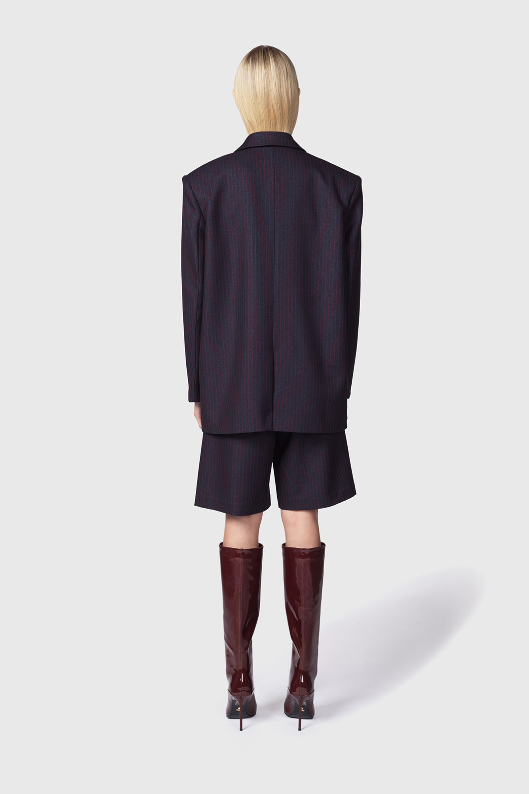 OLVIANE GIACCA BLU BORDEAUX