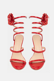 Poniente Sandals Red