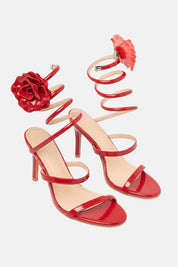 Poniente Sandals Red