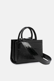 MINI TOTE BAG SERANE NERA PITONATA