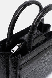 MINI TOTE BAG SERANE NERA PITONATA