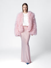 NEW ISTANBUL SKIRT POWDER PINK-CRYSTAL