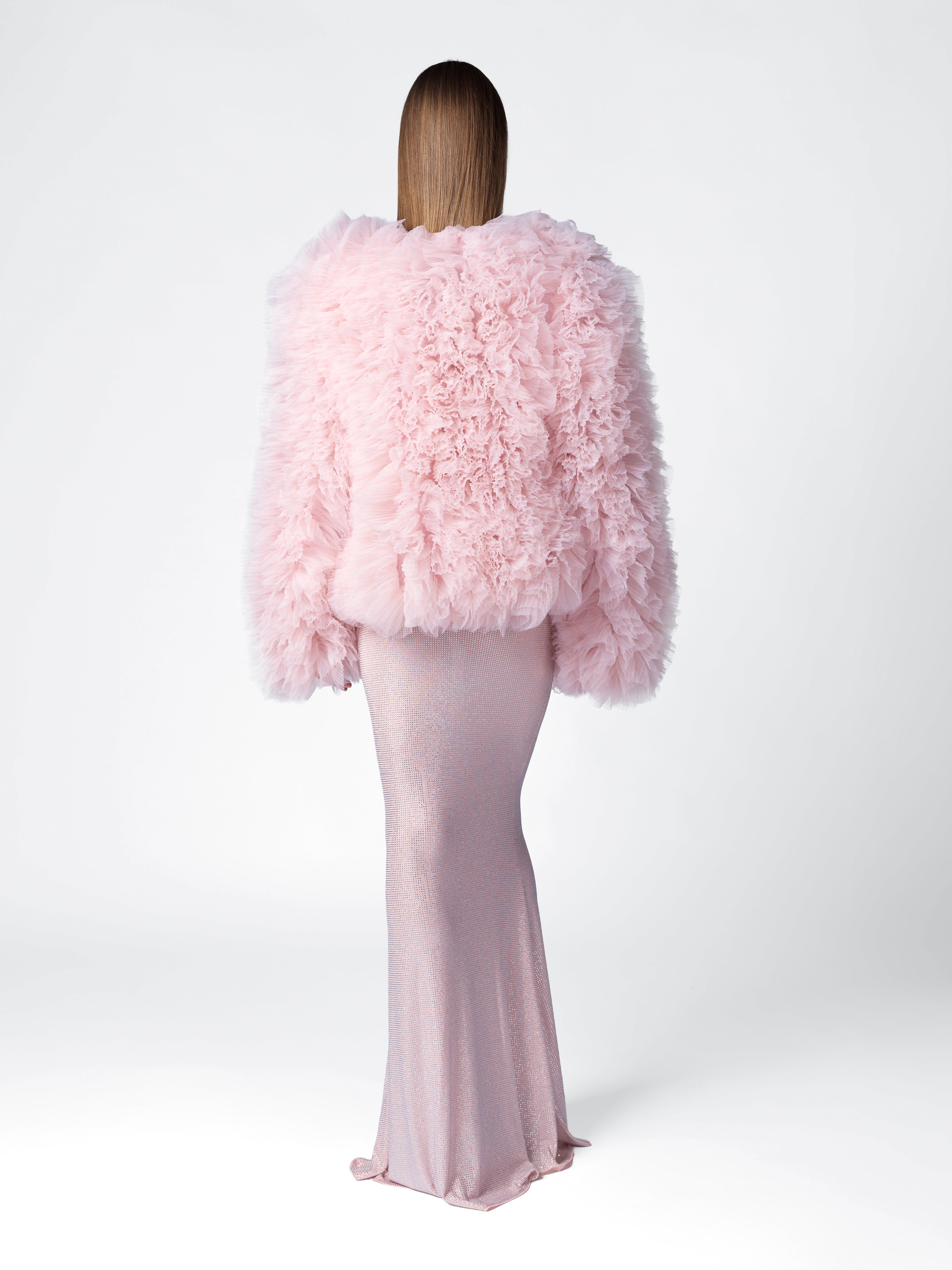 NEW ISTANBUL SKIRT POWDER PINK-CRYSTAL
