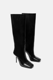 TISH BLACK HIGH BOOTS