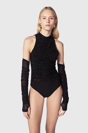 TRAVA BODY NERO CON GUANTI