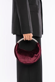 VELVET MERCURY PLUM MINI BAG