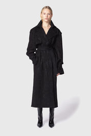 TRENCH VELIA NERO