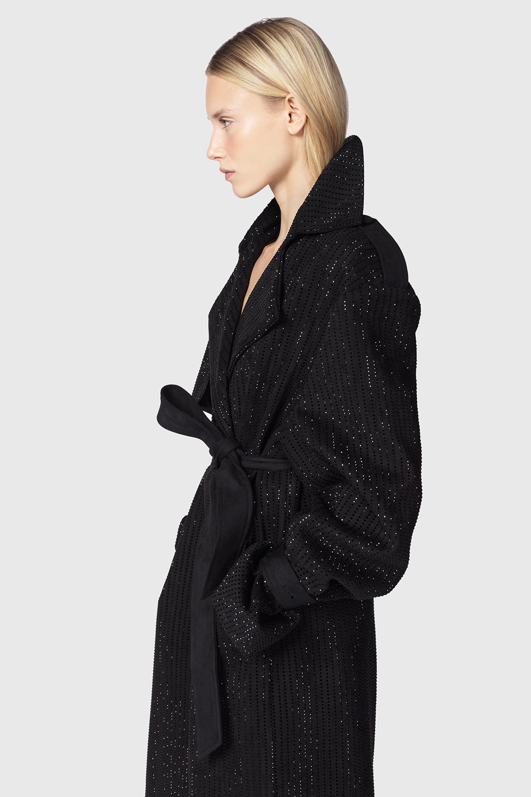 TRENCH VELIA NERO
