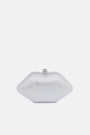 CLUTCH BOCCA YLENOR ARGENTO