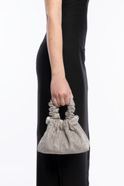 ANGEL AURA SILVER POUCH BAG