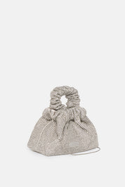 ANGEL AURA SILVER POUCH BAG