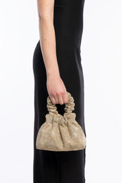 ANGEL AURA GOLD POUCH BAG