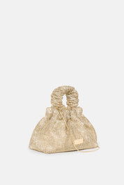 ANGEL AURA GOLD POUCH BAG