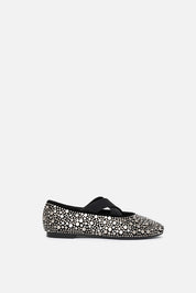 Aevi – ballerina nero grigio | TWENTYFOURHAITCH – vista laterale