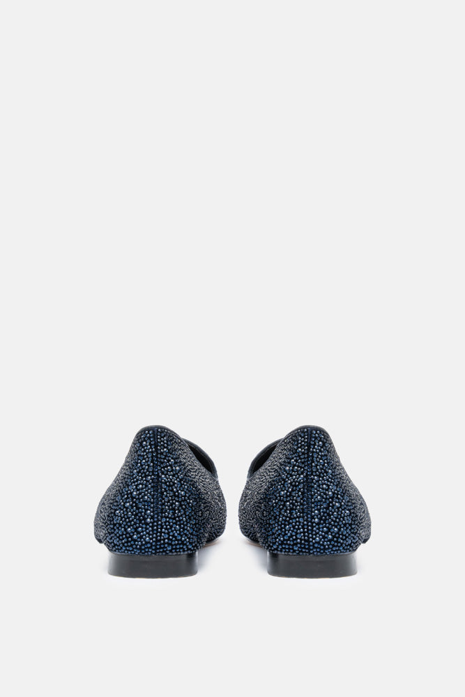Syara – blue ballet flats | TWENTYFOURHAITCH – back view