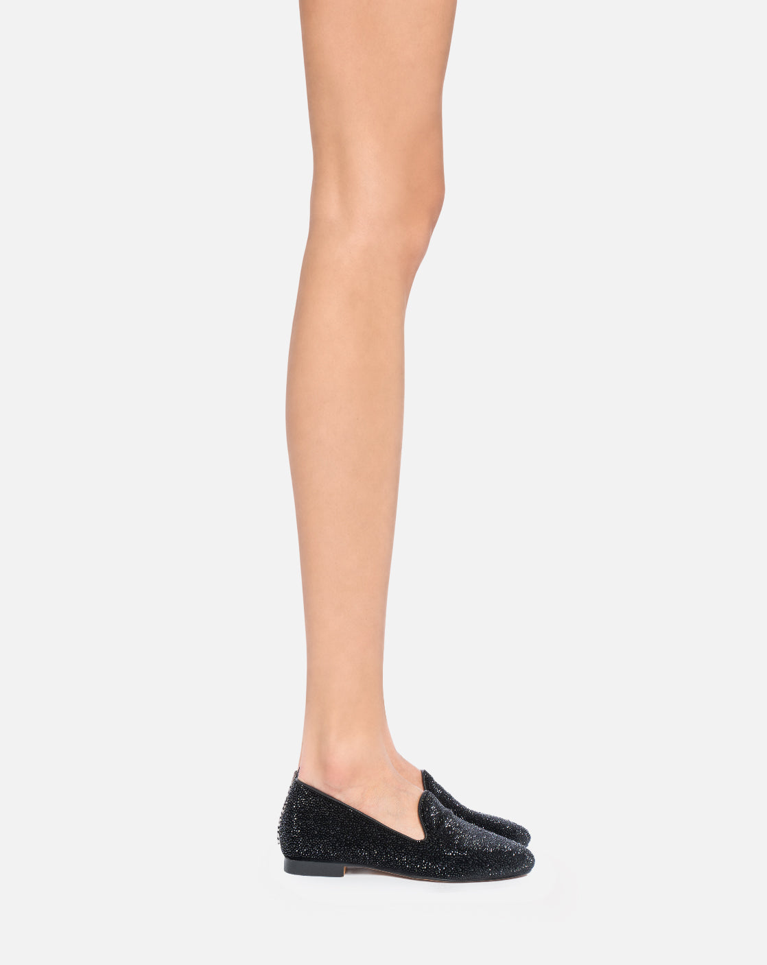 Syara – black ballet flats | TWENTYFOURHAITCH – worn by model