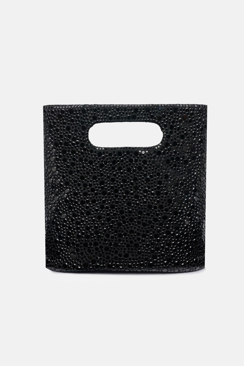 Briva – borsa a secchiello nera | TWENTYFOURHAITCH – vista frontale