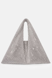 Borsa Parks argento TWENTYFOURHAITCH, vista frontale.