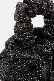 Angel Aura – black pouch bag | TWENTYFOURHAITCH – detail