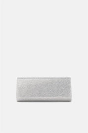 French 75 – clutch argento | TWENTYFOURHAITCH – vista frontale