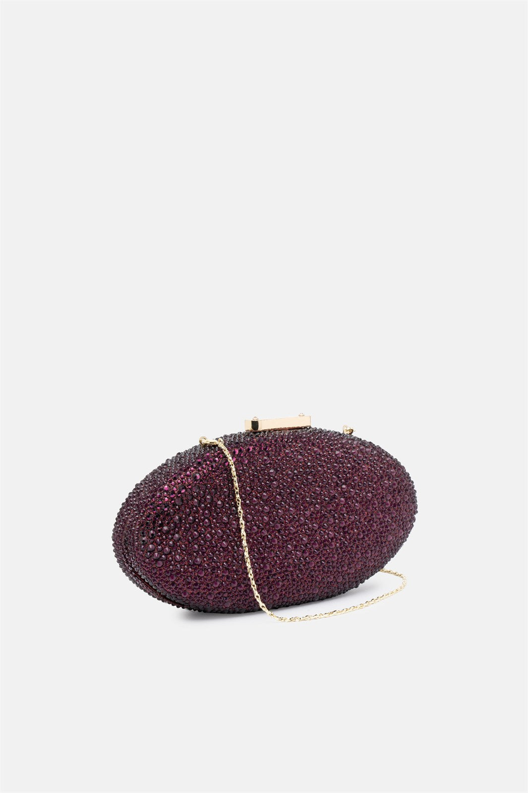 Indare – clutch bordeaux | TWENTYFOURHAITCH – vista laterale