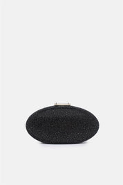 Indare – clutch nera | TWENTYFOURHAITCH – vista frontale