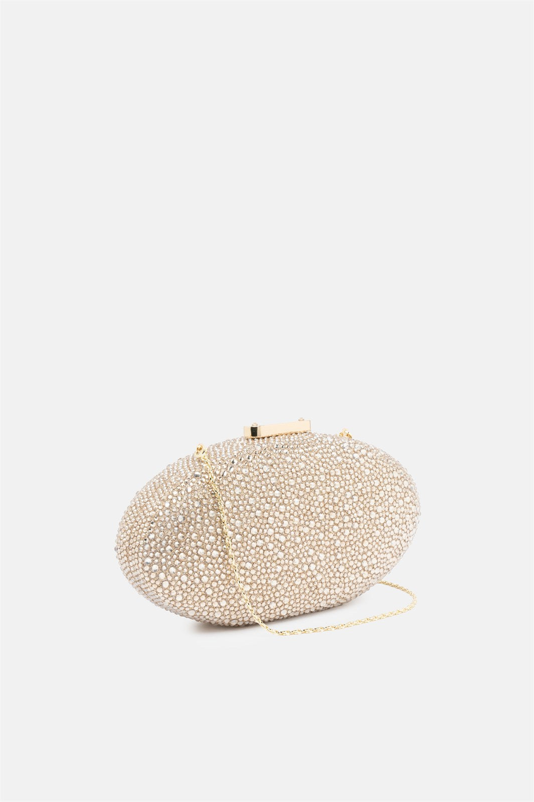 Indare – clutch oro | TWENTYFOURHAITCH – vista laterale