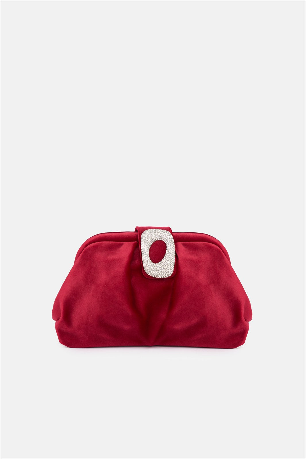 Kyreth – clutch bordeaux | TWENTYFOURHAITCH – vista frontale