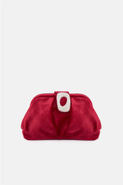 Kyreth – clutch bordeaux | TWENTYFOURHAITCH – vista frontale