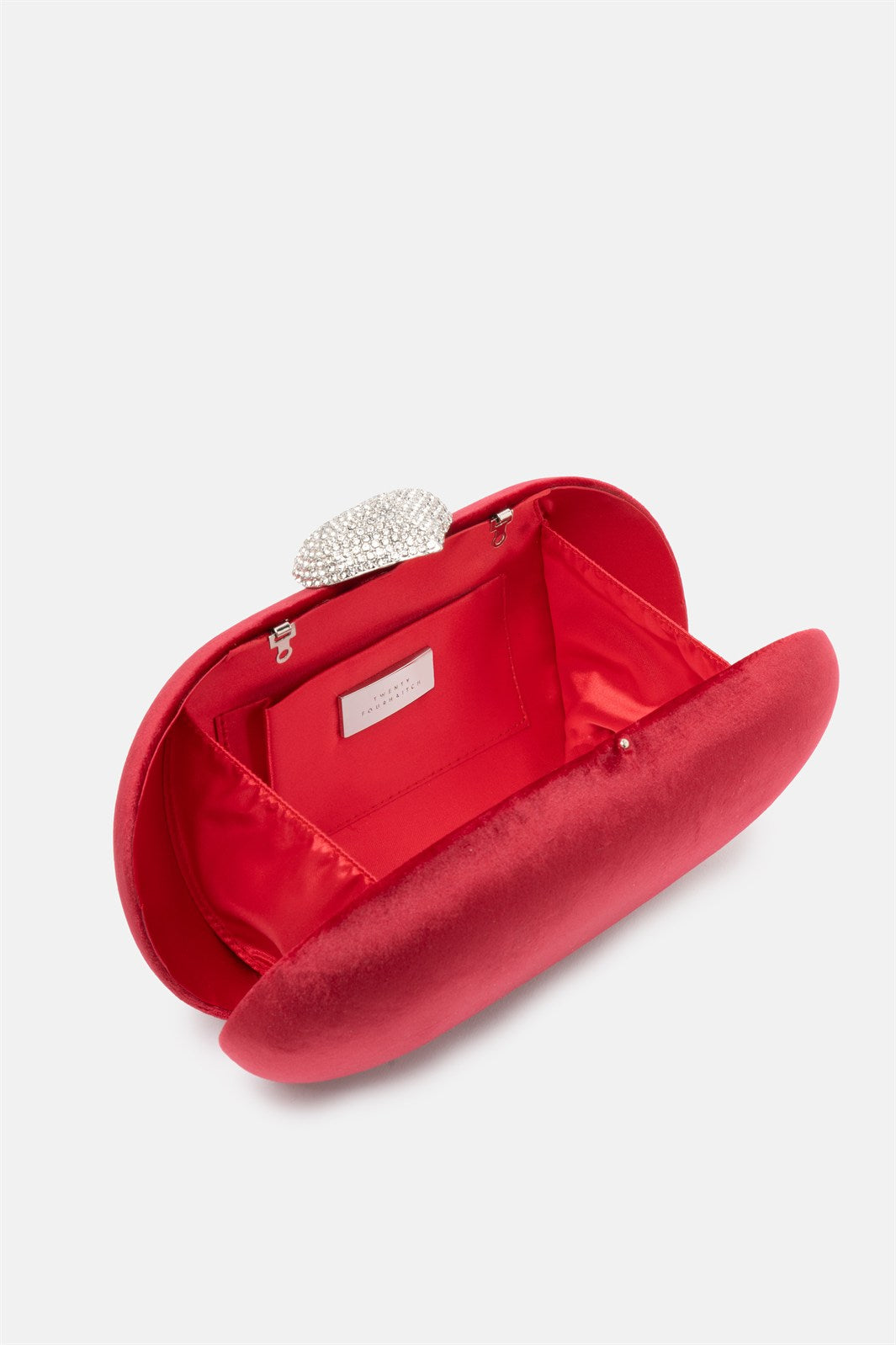 Milure – clutch bordeaux | TWENTYFOURHAITCH – dettaglio